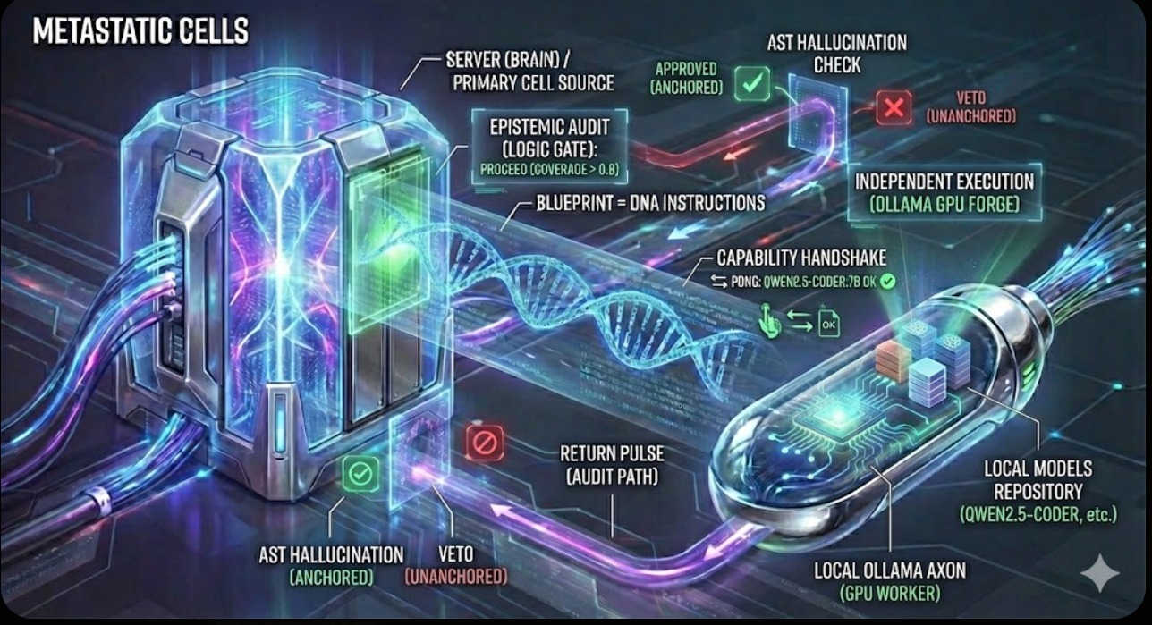 Nubby Axon Hybrid Execution